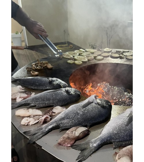 Barbecue FIESTA ISLAND GRIS 75 cm