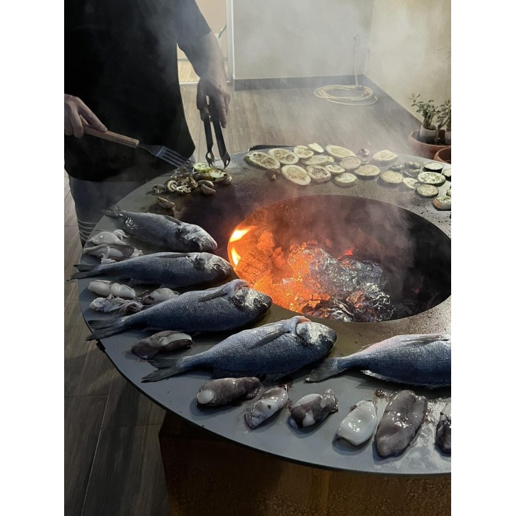 Barbecue FIESTA ISLAND GRIS 75 cm