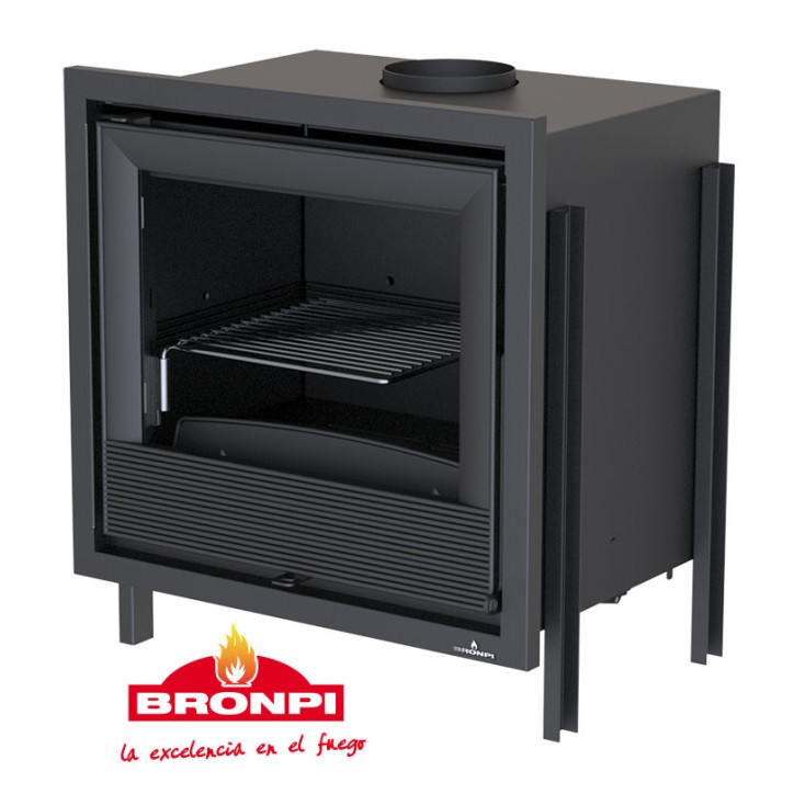 copy of Holguin inzethaard met turbine 12 kW 3 beglaasde zijden + 2 ventilatieopeningen voor warmteterugwinning