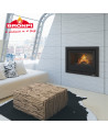 Insert cheminée à bois Paris 55 vision - 9,5kw