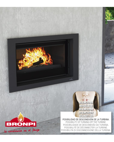 Inserto para chimenea de leña PARIS 90V G - 15kw