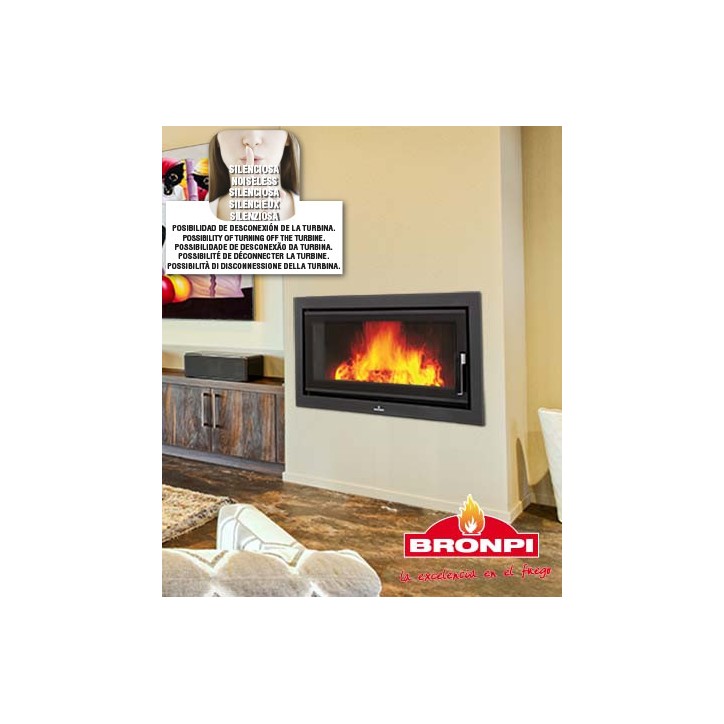 copy of Insert cheminée à bois BARACOA avec turbine 21 kW