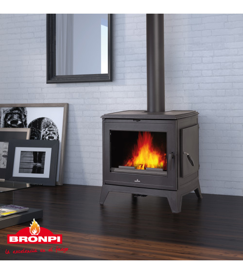 Poêle à bois en fonte DERBY - 14.3kw
