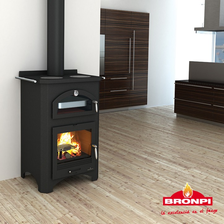 Poêle à bois en fonte MONZA - 14kw