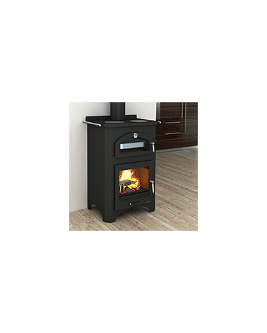 Poêle à bois en fonte côtés en verre 14 kW MARACAY fabrication européenne sur notre boutique en ligne