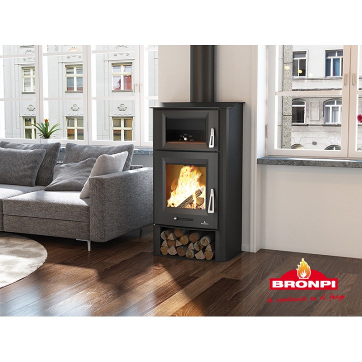 Poêle à bois en fonte TUDELA - 13kw
