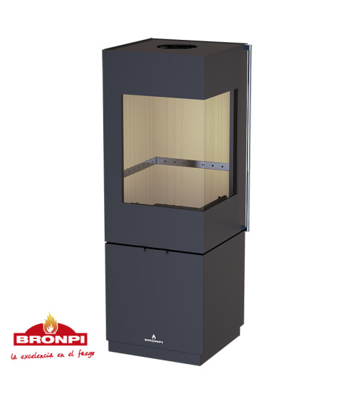 Poêle à bois BOMBAY-E - 7kw