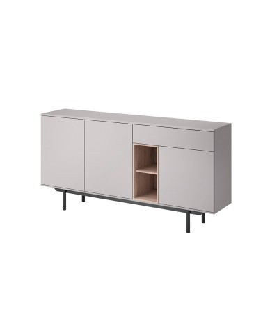 Buffet INOX gris 175 x 89 cm