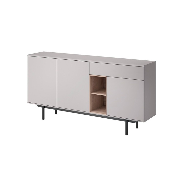 Buffet INOX gris 175 x 89 cm