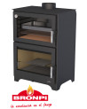 copy of Poêle à bois en fonte côtés en verre 14 kW MARACAY