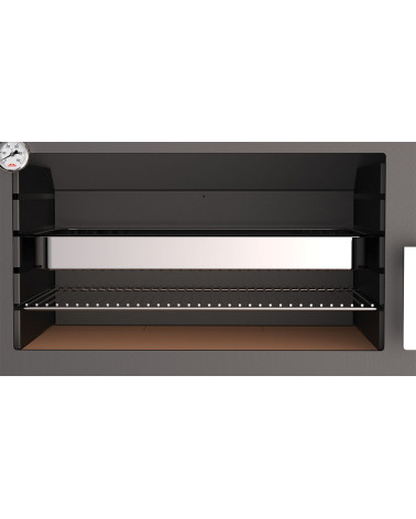 Estufa de leña + horno Vulcano - 17kw