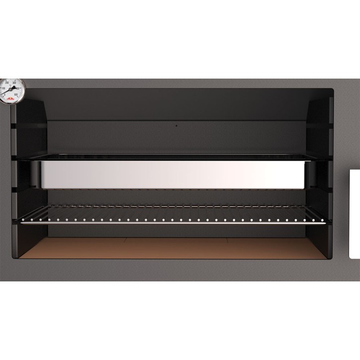 Poêle à bois + four Vulcano - 17kw