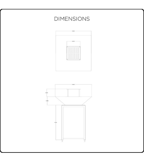 Barbecue SQUARE 750