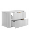 Mueble de baño bajo lavabo con columna - Elégance Blanco