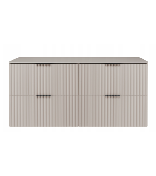 Mobile da bagno sotto lavabo con colonna -  Flow crema