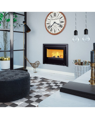 Inserto para chimenea de leña con turbina 13 KW BOMA - 90