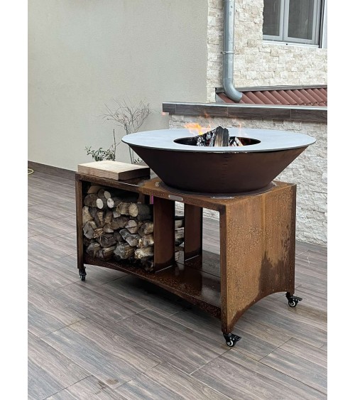 Barbecue FIESTA ISLAND rouille 75 cm