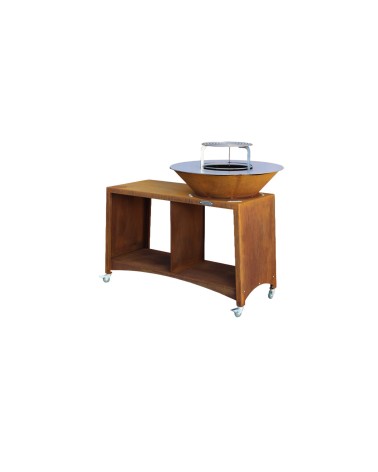 Barbecue FIESTA ISLAND rouille 75 cm