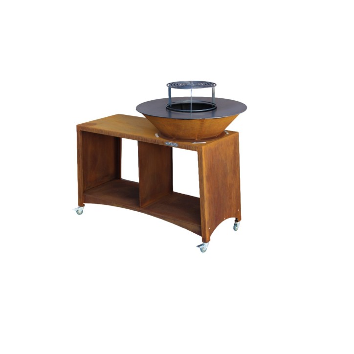 Barbecue FIESTA ISLAND rouille 75 cm