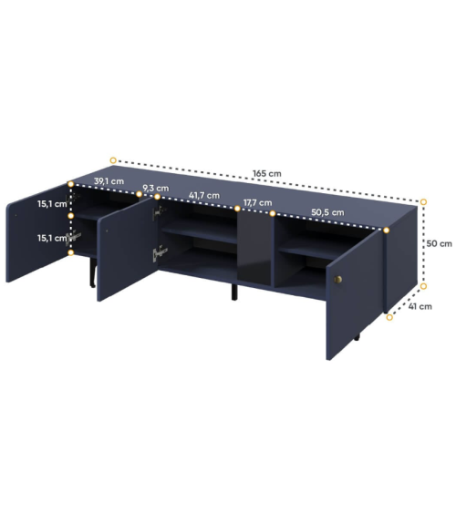 Meuble TV Couleurs - 165cm
