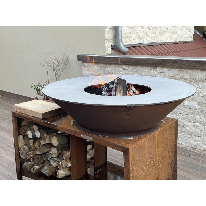 Barbecue FIESTA ISLAND rouille 75 cm
