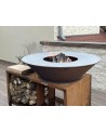 Barbecue FIESTA ISLAND rouille 75 cm