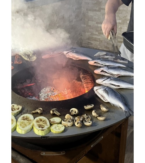 Barbecue FIESTA ISLAND rouille 75 cm