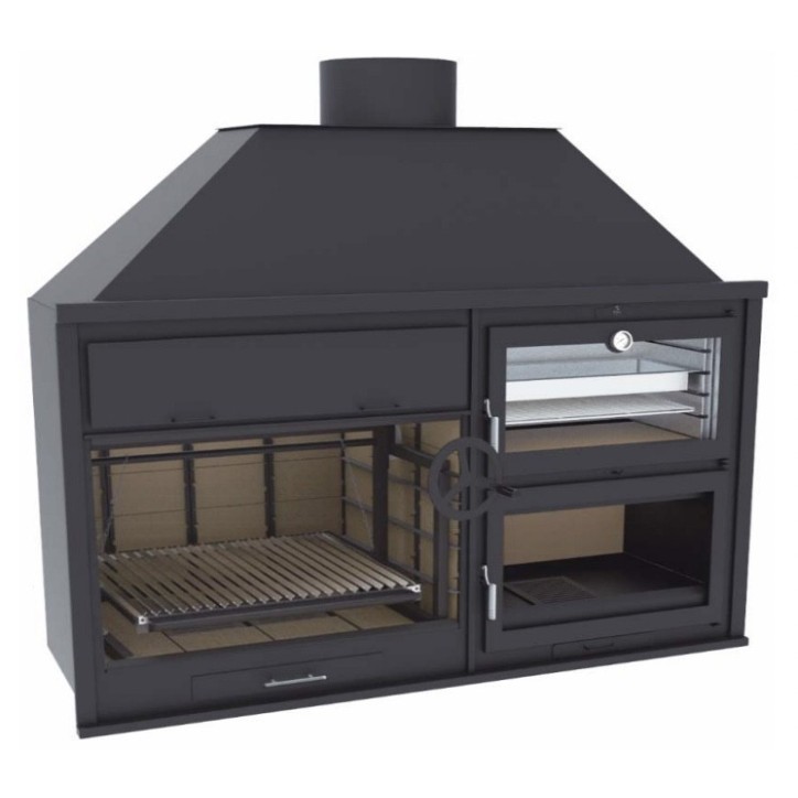 Barbecue Thibault - 90 cm et Four avec plateau de 60 cm