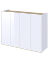 Aparador blanco brillante Facile - 156 cm