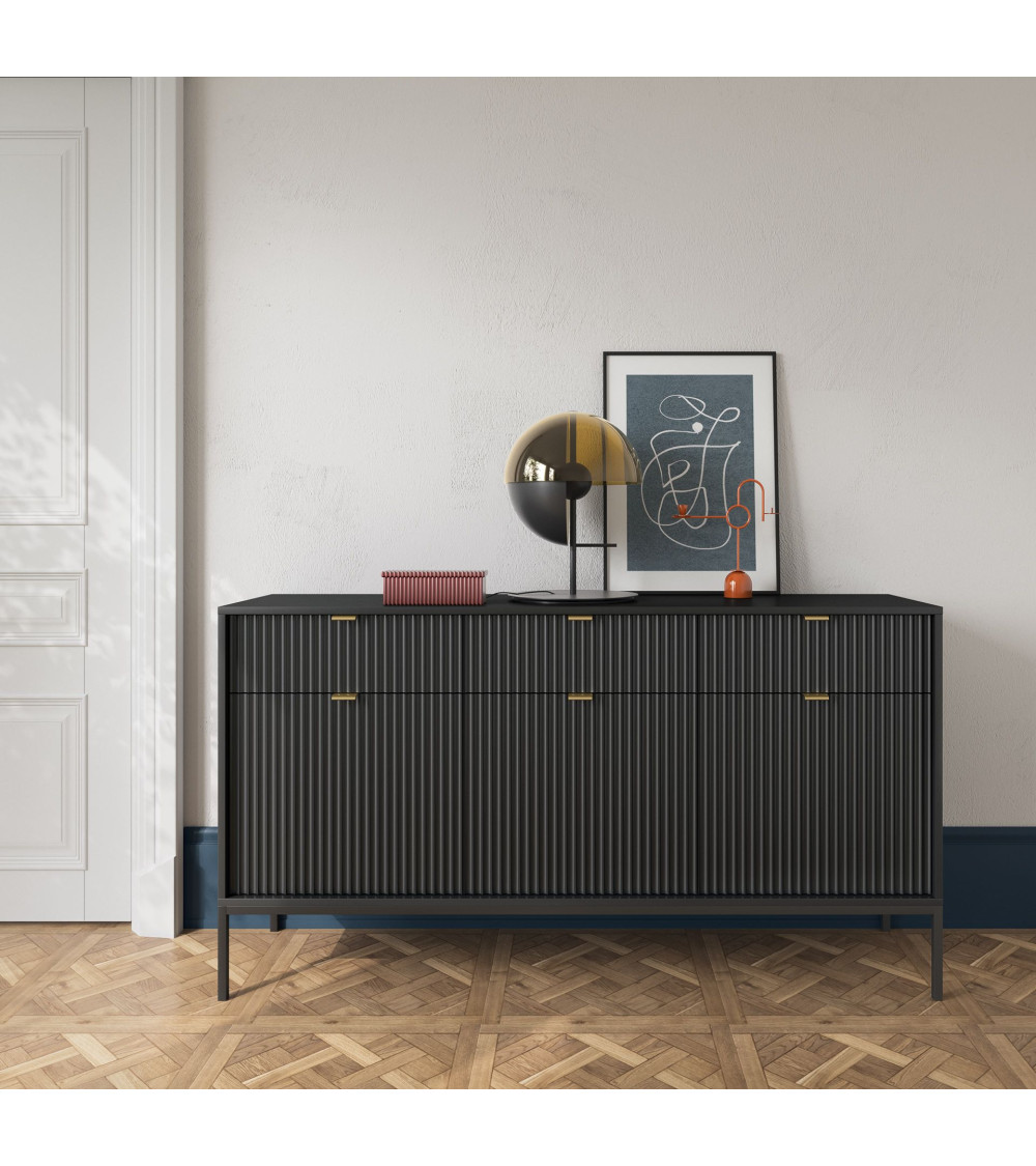 credenza vetro temperato