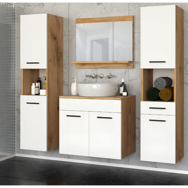 copy of Meuble salle de bain PERRI BLANC