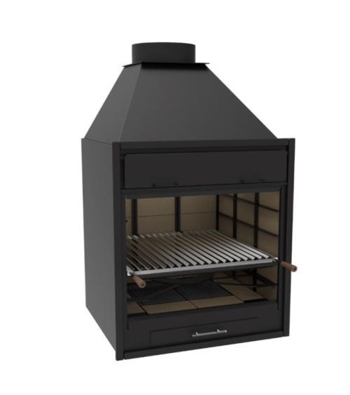 Barbecue Sélène - charbon et bois 70 cm