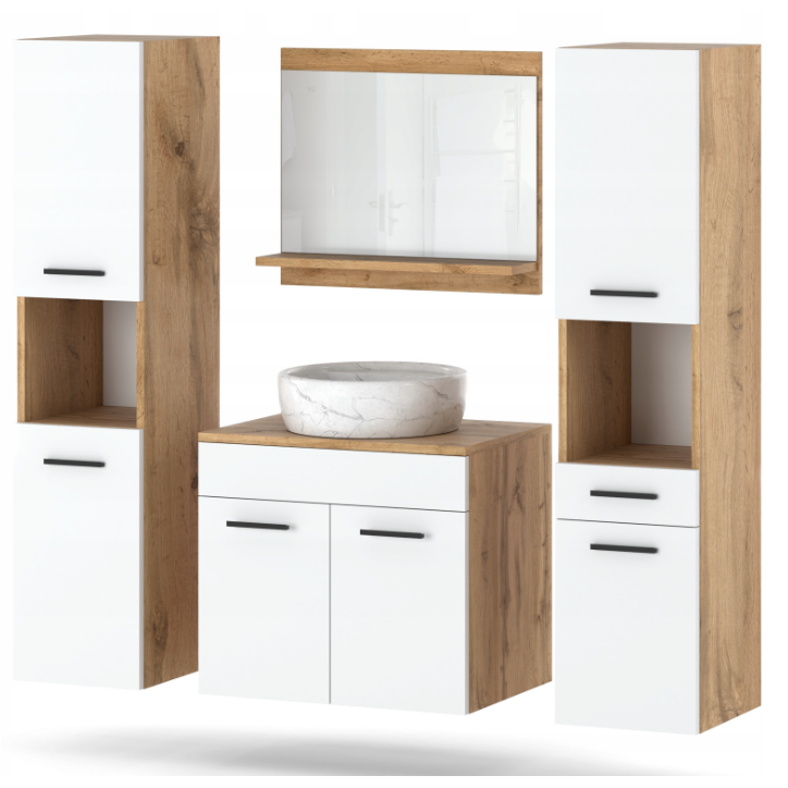 copy of Meuble salle de bain PERRI BLANC