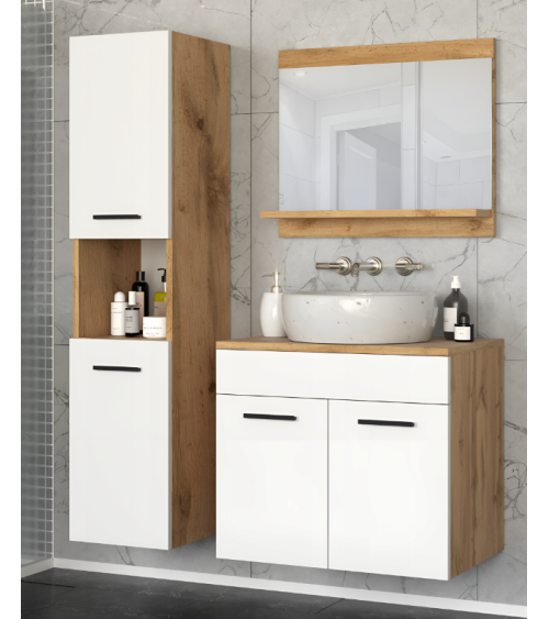 Mobile da Bagno Paris Bianco una colonna