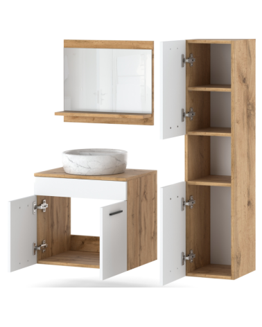 copy of Meuble salle de bain PERRI BLANC