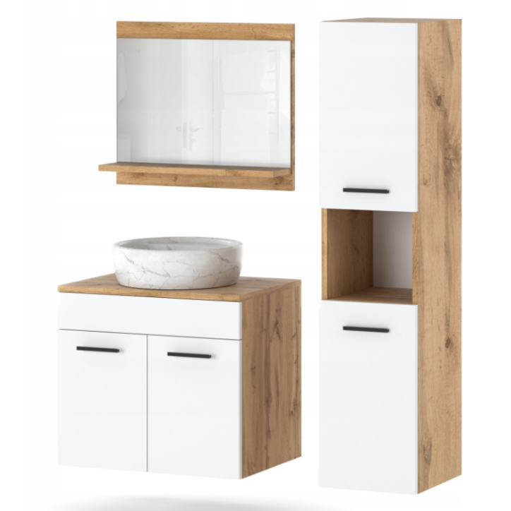 Mueble de Baño Paris Blanco una columna