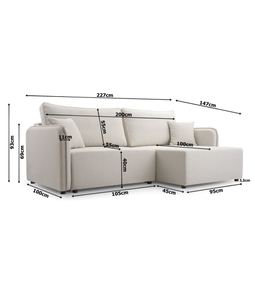 Canapé 2 places HELLO 4L DUO