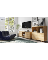 copy of Ensemble meuble TV BERRAK Noyer - blanc