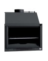 Barbecue Isidore - Foyer ouvert sans porte à bois 100 cm - Cendrier Amovible