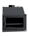 Barbecue Romane - Foyer à bois 70 cm - Porte en fonte
