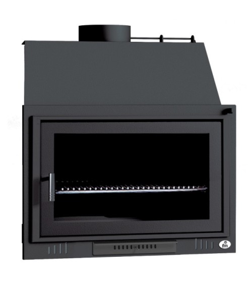 Barbecue Cyprien – Foyer à bois 80 cm avec porte en fonte