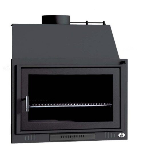 Barbecue Apolline - Foyer à bois 100 cm - Porte en acier
