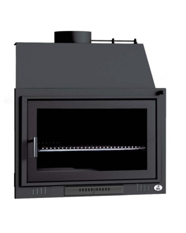 Barbecue Apolline - Foyer à bois 100 cm - Porte en acier