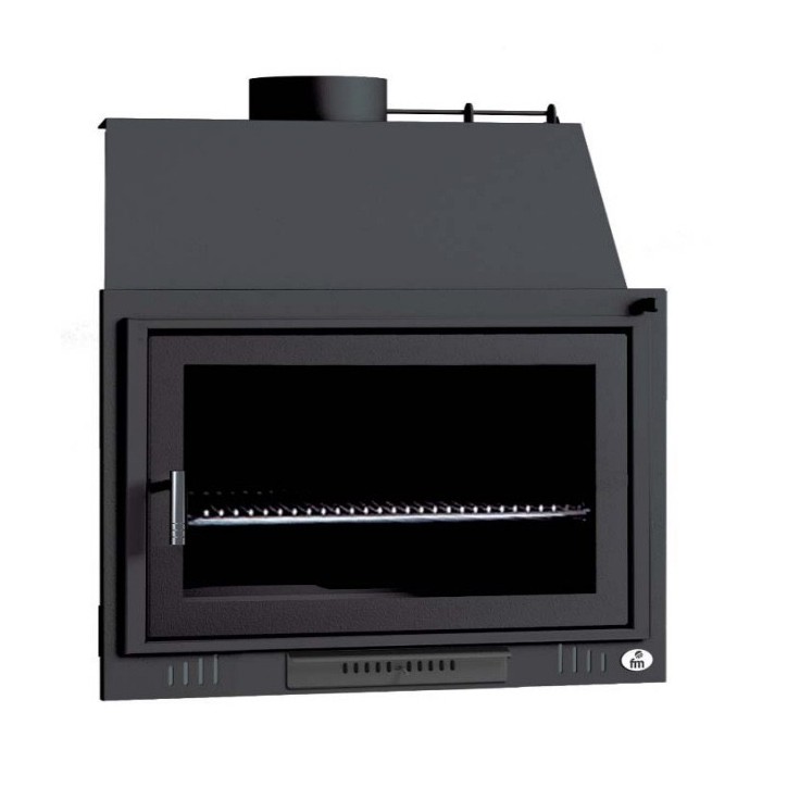 Barbecue Apolline - Foyer à bois 100 cm - Porte en acier