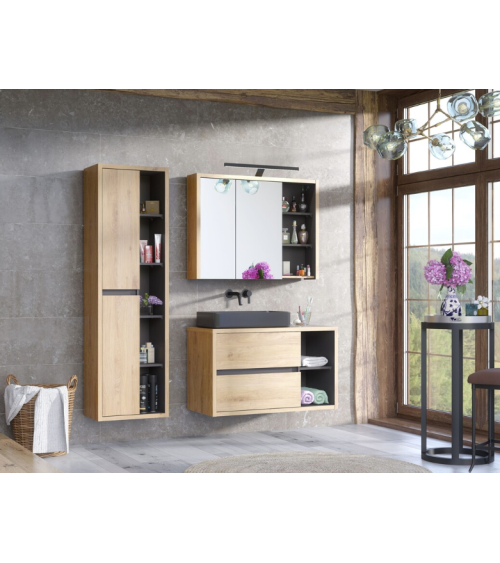 Set bagno Devon- 2 lavabi, 1 colonna