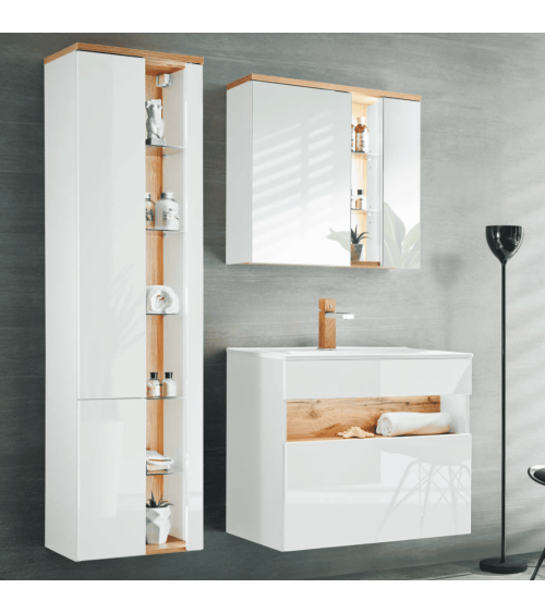 Set bagno Aruba Cosmo Bahama - 1 lavabi, 1 colonna