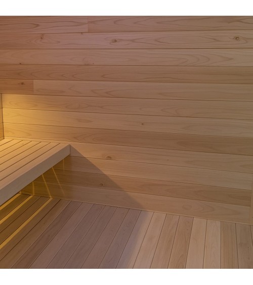 Studio/bureau de jardin 12m2 bois hemlock et bardage alu