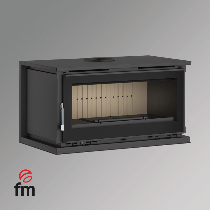 Chimenea de leña suspendida de 18 kW