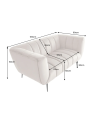 copy of Conjunto de sofá-cama de canto KRAFT U