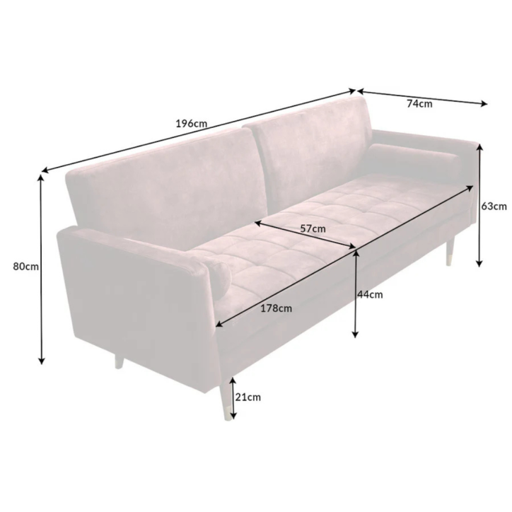copy of Conjunto de sofá-cama de canto KRAFT U